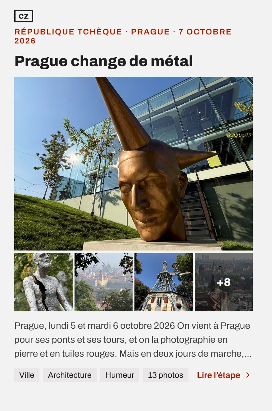 Prague — aperçu du reportage photographique UROPE.ME